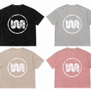 Sababa Squiggle Washed Oversized Cotton T-Shirt