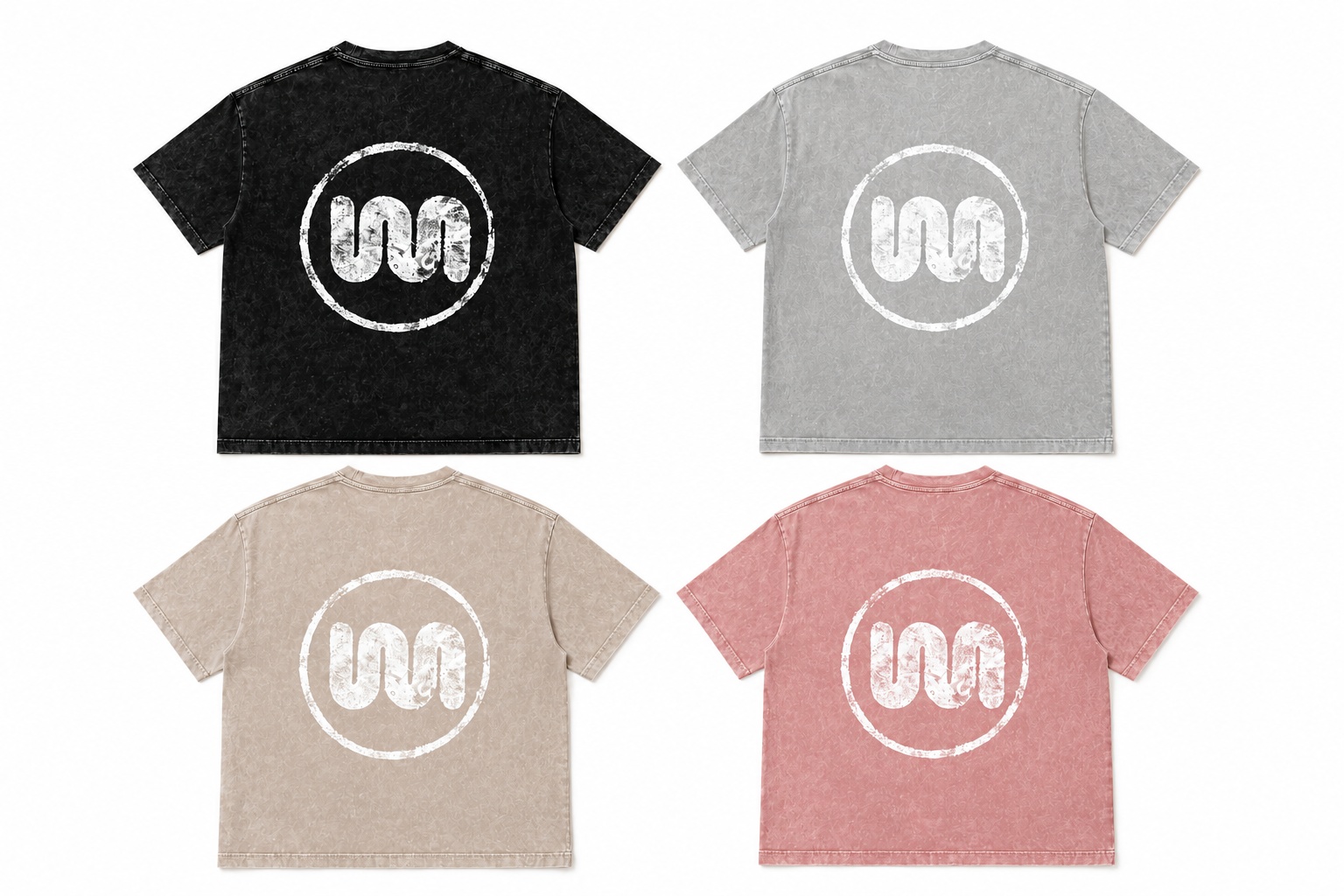 Sababa Squiggle Washed Oversized Cotton T-Shirt