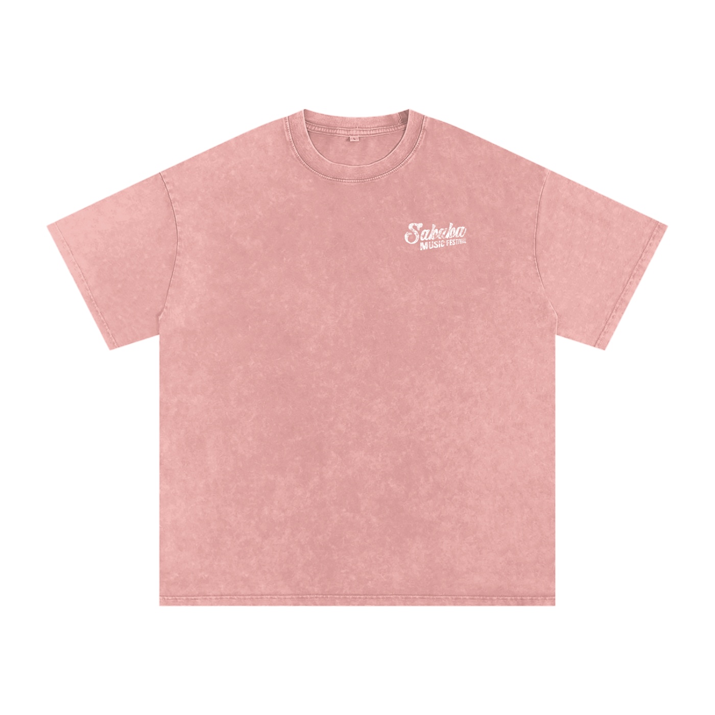Sababa Squiggle Washed Oversized Cotton T-Shirt - Image 4
