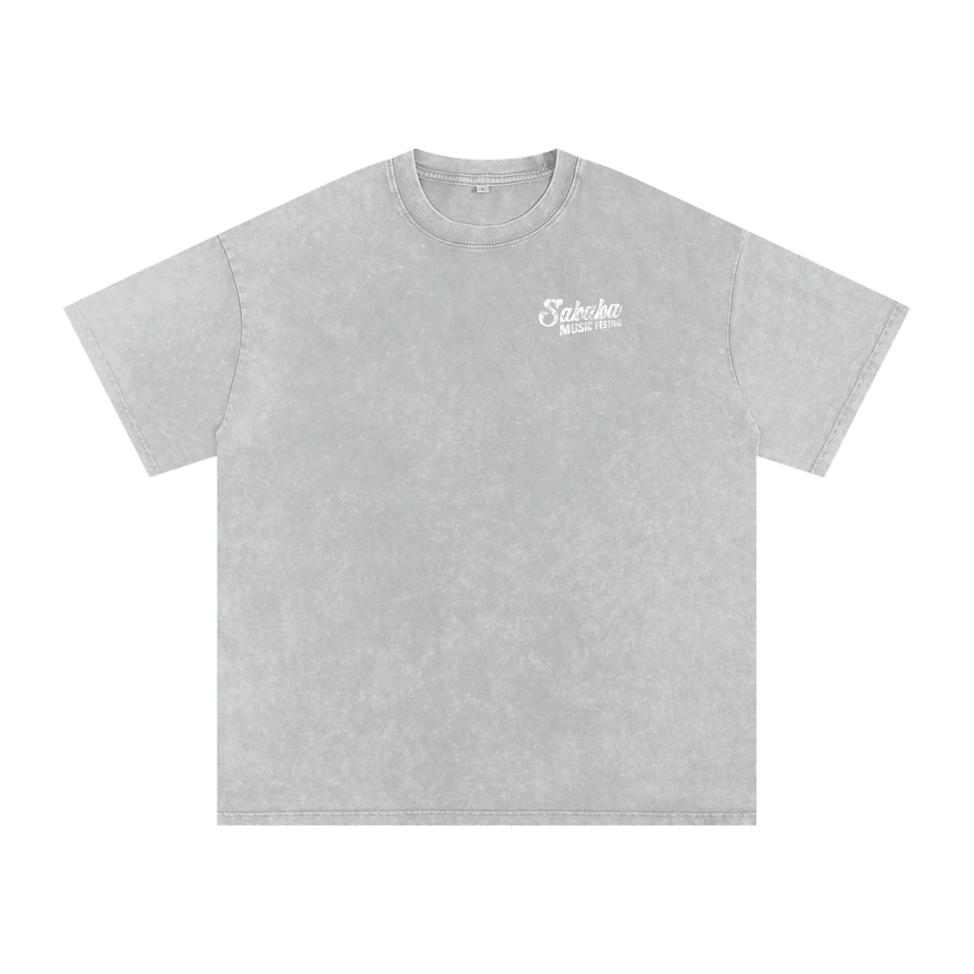 Sababa Sunrise Washed Oversized Cotton T-Shirt - Image 4