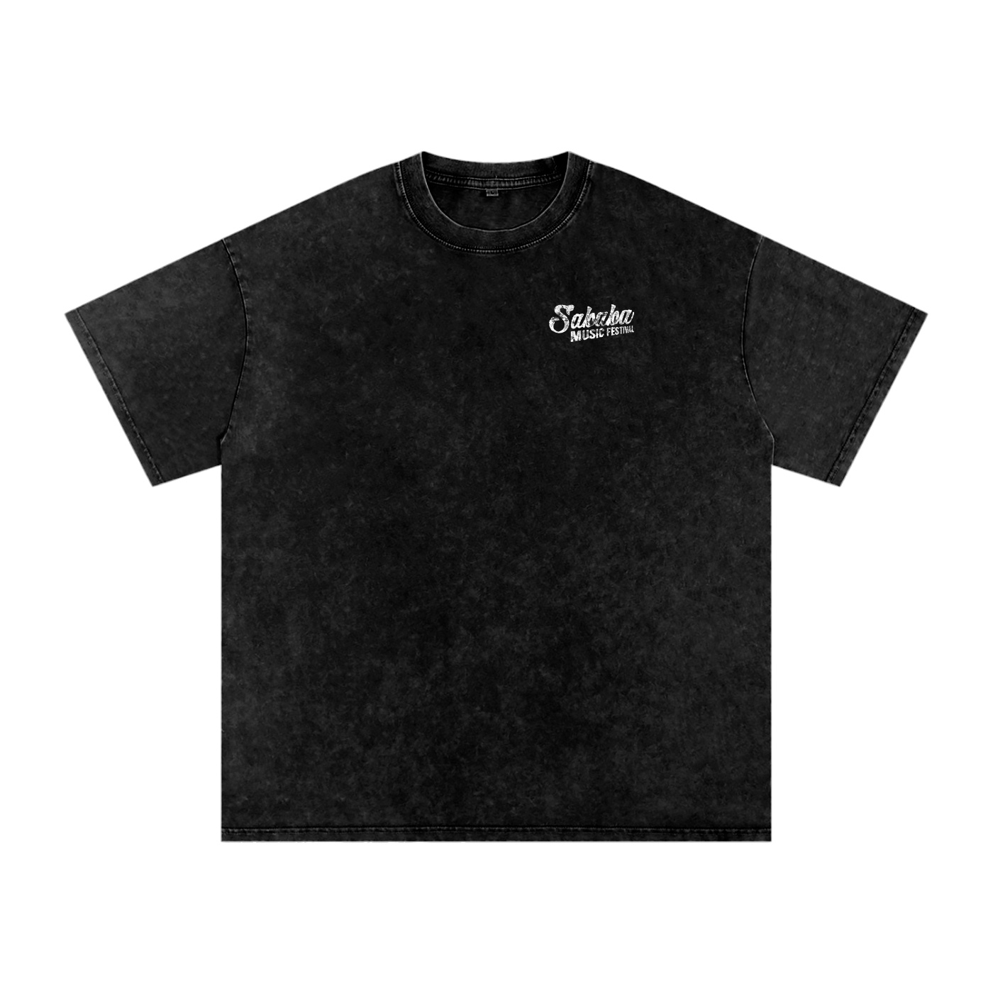 Sababa Sunrise Washed Oversized Cotton T-Shirt - Image 2